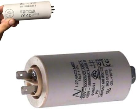 Arcotronics C274Ac35400Aa0J Capacitor Polypropylene 40Uf 470VAC Q.C 5% AV 4-Wire Connection Run Capacitor: (1.27.4AC3 MKP) 40 uf 5%, 420v-30000h/Class A, 470v-1000h/Class B, 25/085/21.