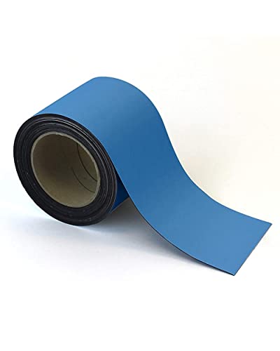 Cinta magnética de acero de 100mm x 10m en formato de tira fina recortable negro mate