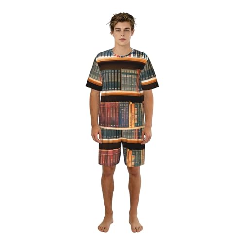 Pyjama stretch hommes bibliothèque contre les nuits agitées