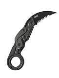 CRKT Hunting Folding Blade Karambit 2.41' D2 Black Tini Handle
