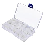 FUNOMOCYA 95Pcs Nylon O-Ring Set - Sealing Gasket Kit with Multiple Sizes to for Plumbing and Hydraulic Repairs