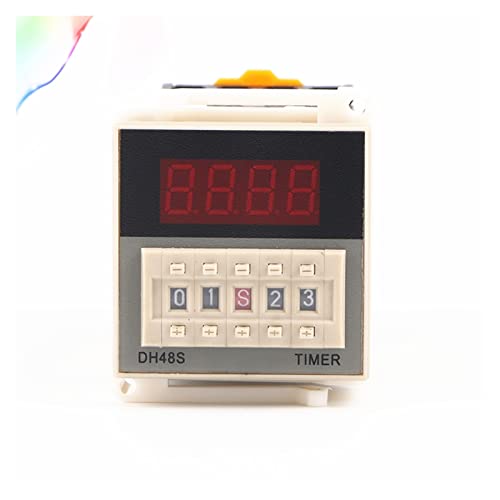 DH48S Relais de Temps pour Programmation Électrique Précise JCAKES DH48S-2Z Écran Digital - 2
