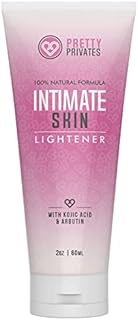 Pretty Privates Intimate Skin Bleaching Cream Intimate and Sensitive Areas - Natural Dark Spot Corrector for Private Parts, Underarm, Elbow, Knees - Kojic Acid + Niacinamide + Arbutin (2oz)