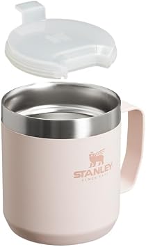 Stanley Classic Legendary Camp Mug Paslanmaz Çelik Termos Bardak, 0.35 Litre, Pembe Kuvars (Rose Quartz)