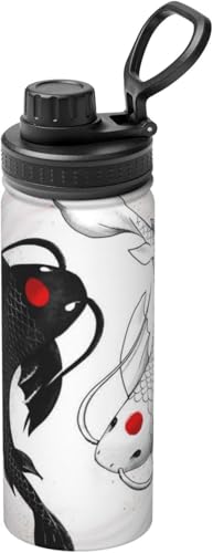 花柄 鯉 和柄 和風 水筒 真空断熱 保温 保冷 スポーツボトル 人気 ステンレスボトル スポーツ飲料対応 漏れない 直飲み530ml 男の子 女の子 おしゃれ 大人 子供 アニメ グッズ キャラクター