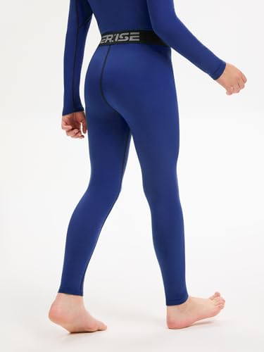 5 Pack Boys' Compression Pants Youth Athletic Tights Quick Dry Base Layer Leggings for Sports Basketball Football3