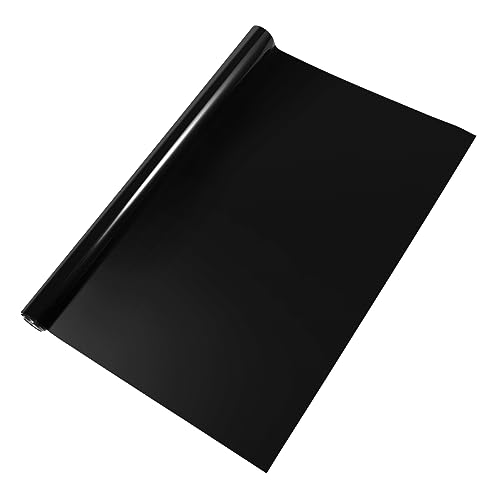Película adhesiva para ventana negra IMIKEYA 200x50 cm miniatura 1