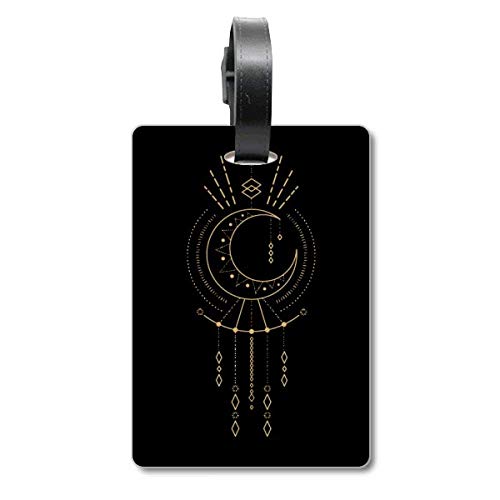 Étiquette d'identification totem lune alien accessoire bagage valise sac