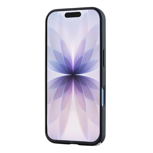 Image of TEKNE Hybrid Protective Case for iPhone 17 | MagSafe Compatible | Shockproof Bubble Corners | TPU + Polycarbonate | Raised Edge Protection | Slim Back Cover (Black)