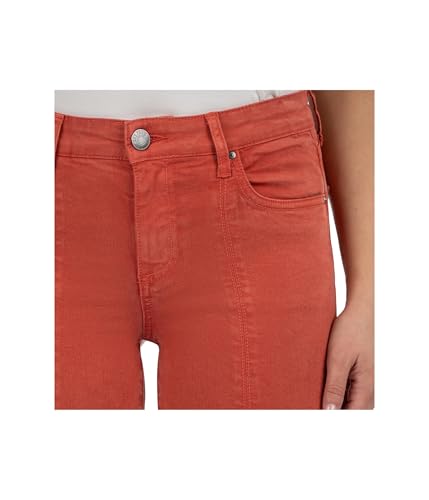 KUT from the Kloth Women's Amy Crop Straight Leg-Roll Up Fray Princess Seam4