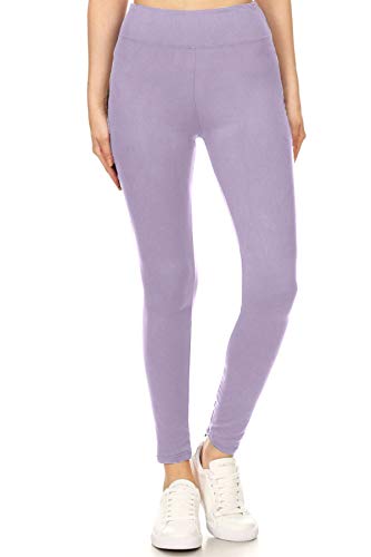 Image of Leggings Depot High Waisted Leggings for Women Buttery Smooth & Soft Women's Solid Yoga - Reg, Plus, 1X3X, 3X5X