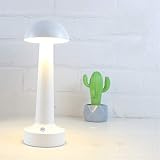  Escritorio de la lámpara LED, regulable de atención oftálmica Lámparas de mesa, lámpara de oficina con control táctil luz del humor 2600mAh luz de lectura USB for Office Hogar Trabajo de Estudio
