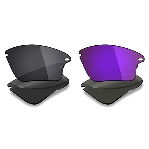 Image of Mryok 2 Pair Polarized Replacement Lenses for Oakley Fast Jacket XL Sunglass - Options