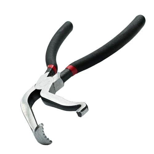 37980 Electrical Disconnect Pliers 60 Degree, 7in Automotive Tool Angled Electrical Connector Pliers for Car, Automotive Electrical Plug Connector Disconnect Tool for Push Tab Style Plugs