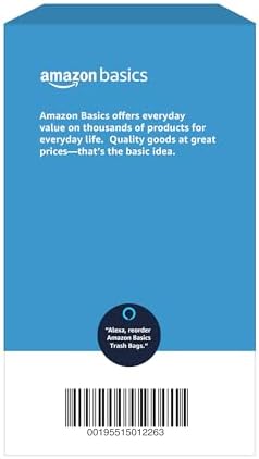 Amazon Basics Multipurpose Drawstring Trash Bags, 30 Gallon Capacity, Tear Resistant, 50 Count (Previously Solimo) - 4