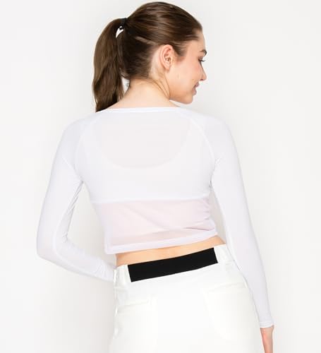 Golf Cooling Innerwear Women UV Protection Base Layer Inner Top Shirt Long Sleeves Crew Neck3