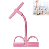 21 Fitness Resistance Bands 4 Tube Pedal Ankle Puller,Upgrade Stretch Bands for Exercise Sit Up...