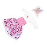 Holibanna 30cm BJD関節 衣装セット ドレスアップ服 かわいいウサギデザイン ポリエステル製 DIYプロジェクト向け