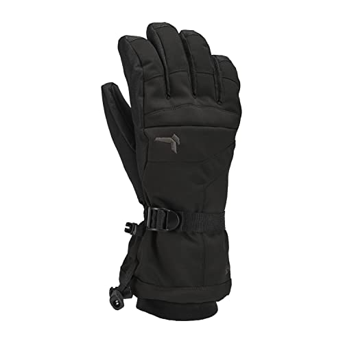 Kombi Junior Storm Cuff - Guantes de esquí de invierno, suaves, cálidos, aislados, impermeables, transpirables, cómodos, duraderos, color negro, talla M