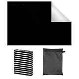 Verdunklungsschatten, magnetische Fensterabdeckung, 14,5 x 30 cm, tragbares 420D-Oxford-Tuch, Verdunkelung, Heimzubehör, dunkle Raum-Sonnenschutzvorhänge für Auto, Reisen, Mietfahrzeug, Büro, Anhänger