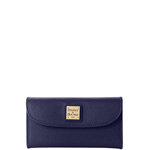 Dooney & Bourke Handbag, Saffiano Continental Clutch - Blue