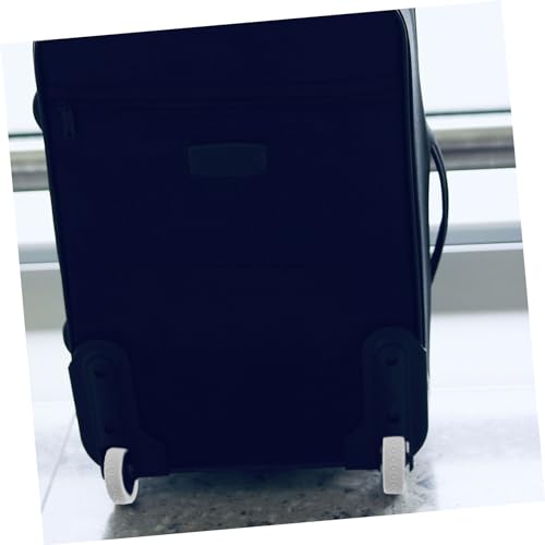 8pcs Silicone Wheel Covers for Luggage Durable Travel Protectors for Suitcase Wheels Noise Reduction Enhanced Durability Fits Wide4