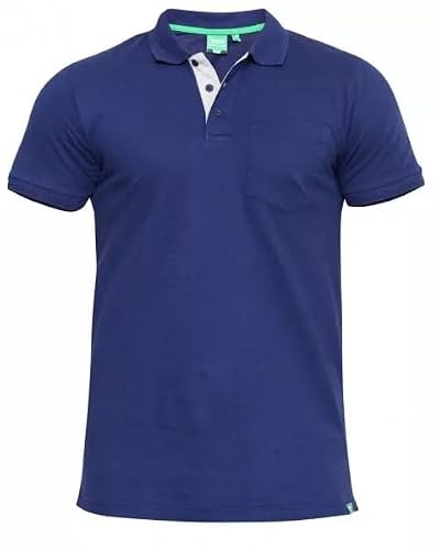 Image of U.S Trading Duke Grant Kingsize Men's Pique Polo Shirt (UK, Alpha, 6XL, Regular, Regular, Navy)