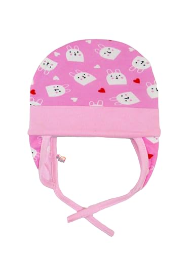 Image of MOM'S DARLING NewBorn Baby Caps for New Born 0-3 Months - (Pack of 4) | Cotton Baby Cap Set for Baby boy & Girls| New Born Baby Products, Essentials| Baby Shower Gifts| New Born Baby Cap | Multicolor.