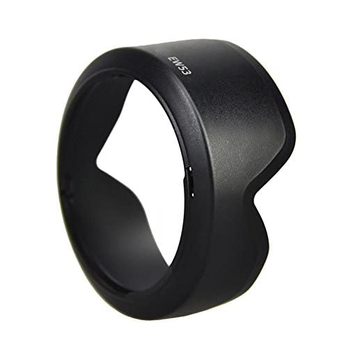 Image of SUPERNIC EW53 Reversible Bayonet Mount Lens Hood Shade for Canon EF-M 15-45mm f /3.5-6.3 is STM Lens 49mm Replaces Canon EW-53, Fit Canon M50,M100 M10 M6 M5 M3 M2 M1 M Series Mirrorless Camera