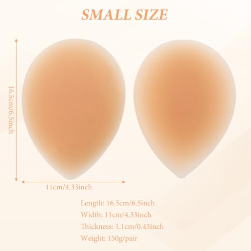 Hip Dip Pads, Silicone Butt Pads for Women, Reusable Hip Enhancer Shapewear, Self-Adhesive Butt Pad for an Instant Hourglass Figure(Skin Color)2