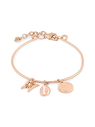 Set of 3 Floral Stack Bracelets, Pastel Colors