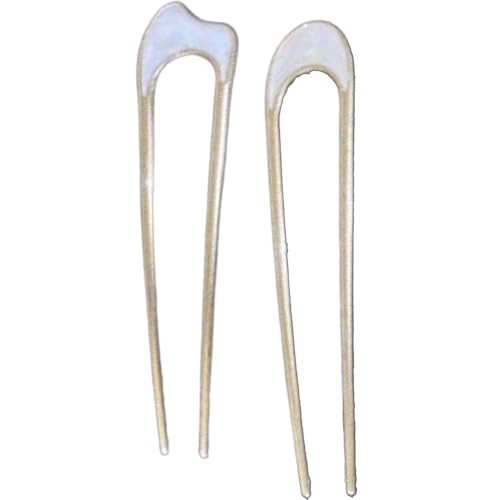 Horquilla para el cabello con francés - Palillo para el cabello en forma de U de aleación vintage, elegante juego de tenedor para pelos de moño, accesorio clásico para peinar moños | Alfileres pa