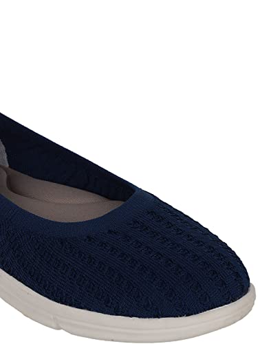 Image of Carlton London Women's Fly Knit Comfort Slip-On Ballet Flats