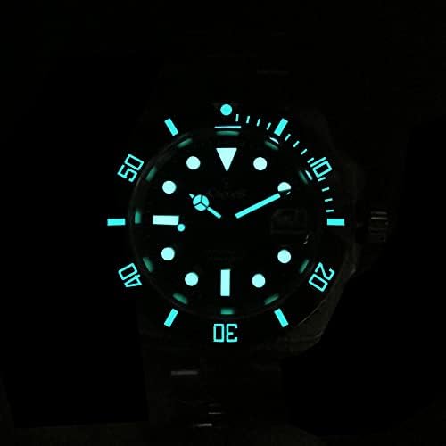 Cronos Sub Diver Men Watch No Date NH35 Sapphire Crystal Ceramic Bezel