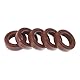 HEROFFIX Universelle Öldichtung TC Doppellippe mit Stahlfeder Dichtungsring Rotationswellendichtung 15x22x7mm Hochdruck FKM Gummi Braun 5 Stück