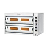  Four à Pizza Double Electrique - Commandes Digitales - 12 Pizza - Italforni - - Inox 1250x946x700mm