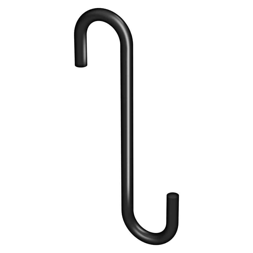 Crochet moderne en S noir 11,4 cm National Hardware N275-514 suspension acier