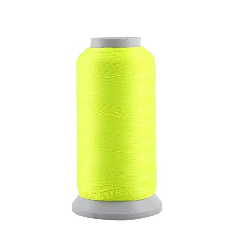 Hilo de coser luminoso, hilo de bordar de poliéster que brilla en la oscuridad para máquina y costura a mano (3000 Yellow) miniatura 1