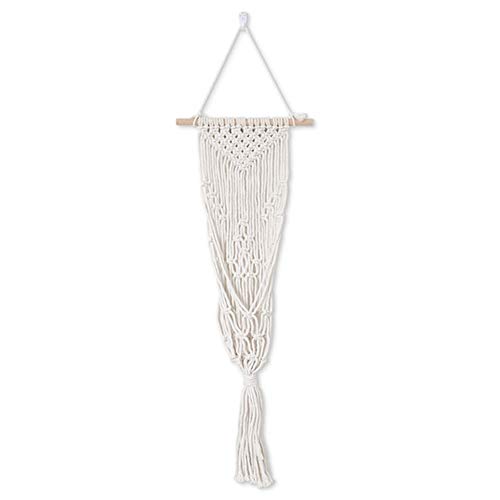 Wnvivi Colgador de plantas tejido a mano, maceta bohemia, soporte para cesta colgante, cesta para plantas, decoración interior y exterior