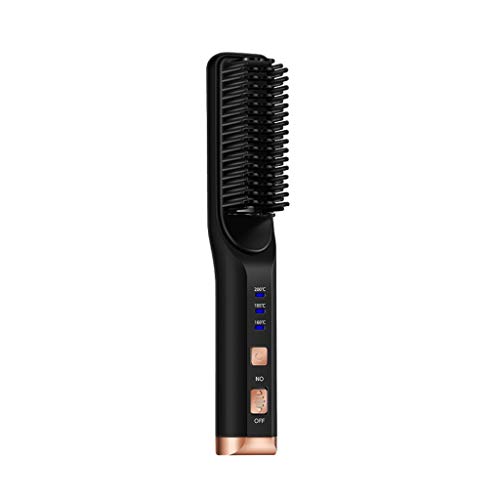 Cepillo eléctrico alisador de cabello rápido miniatura 1