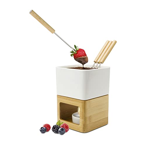 ROMINOX Fondue, Blanco, 4 Pikser
