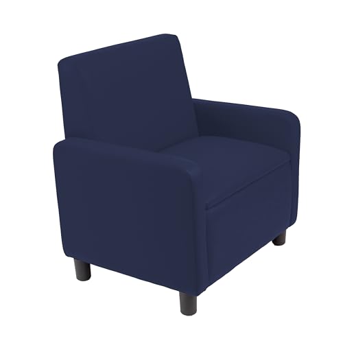 Image of FDP Kid Comfort Collective Modular Club Chair with Arms - Navy
