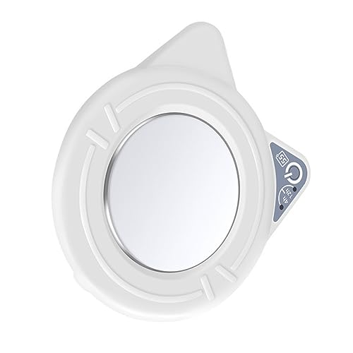 CONGARTENO USB Powered Cat Design Heated Coffee Mug Warmer Plate 55°c Temperature Control White Electric Beverage Coaster for Home Office Desk Use