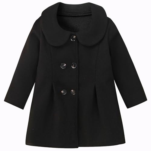 Toddler Baby Girl Clothes Jacket Coat Long Sleeve Double Breasted Trench Dress Coat Fall Outfit