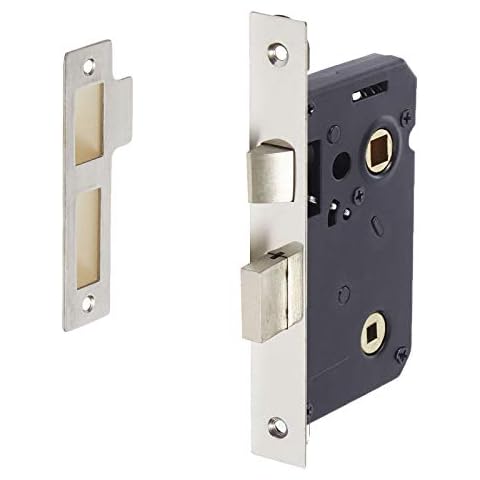 Polished Stainless Steel Bathroom Deadbolt Lock Cover