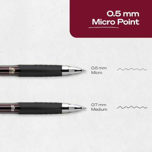 Image of uniball 207 Gel Pens, Red Ink, 0.5mm Micro Point, Retractable, 12 Count, Smooth Writing, Fraud-Resistant, uni Super Ink
