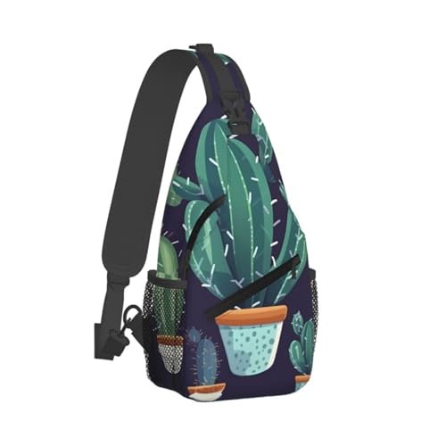 Bolso Crossbody Unisex Negro Casual para Senderismo miniatura 2