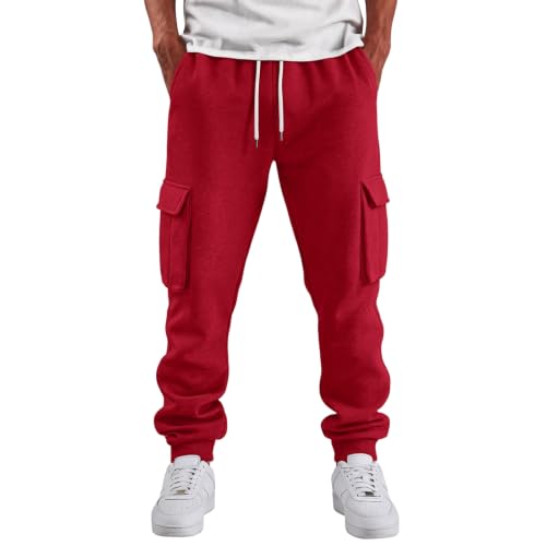 Cargo Joggers Men Baggy High Waisted Pants with Pockets Cargo Joggers - image 2