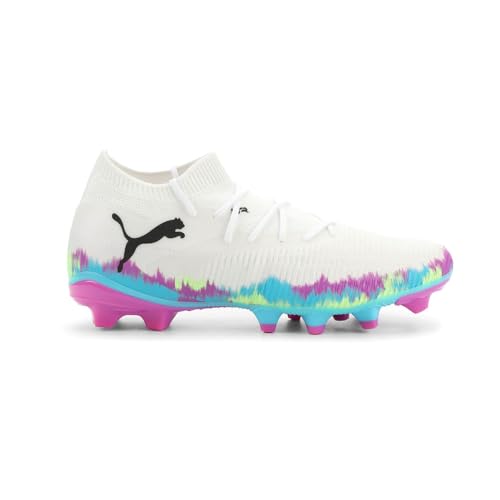 PUMA Womens Future 8 Match Brilliance Firm GroundArtificial Ground Soccer Cleats - White - Size 6 M
