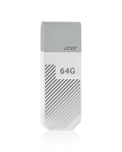 Acer UP300 64GB USB 3.2 Flash Drive White 100 MB/s (BL.9BWWA.566)